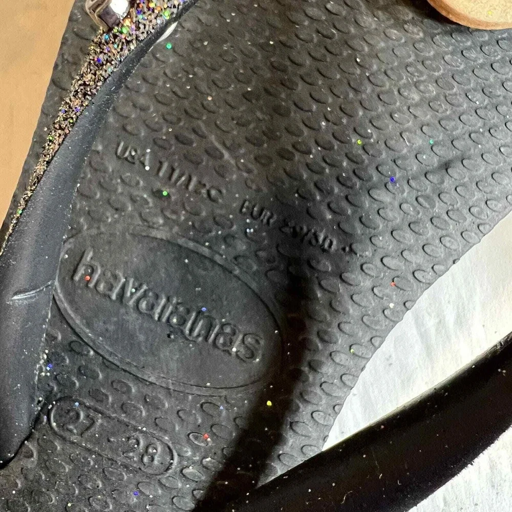 Havaianas Kids Slim Glitter‎ Flip Flops Size 11/12 New